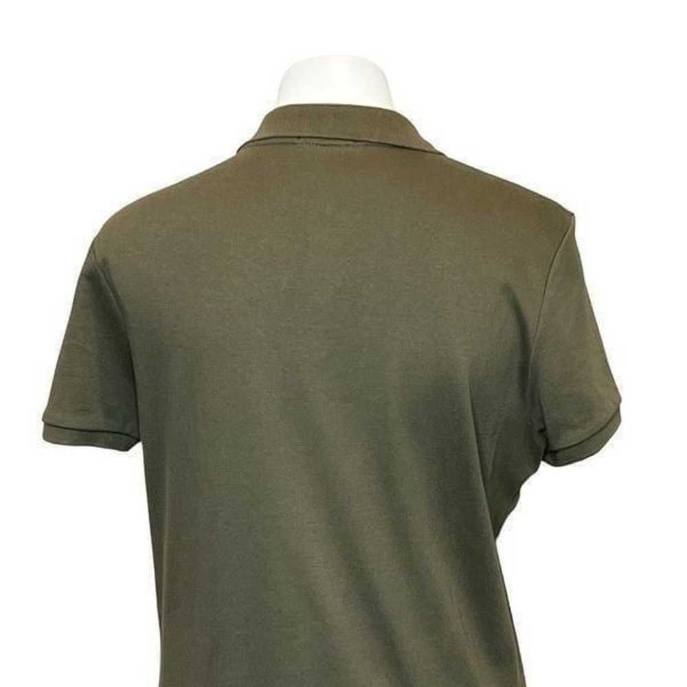 Polo Ralph Lauren olive green classic polo shirt … - image 9