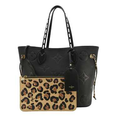 Louis Vuitton Neverfull leather tote