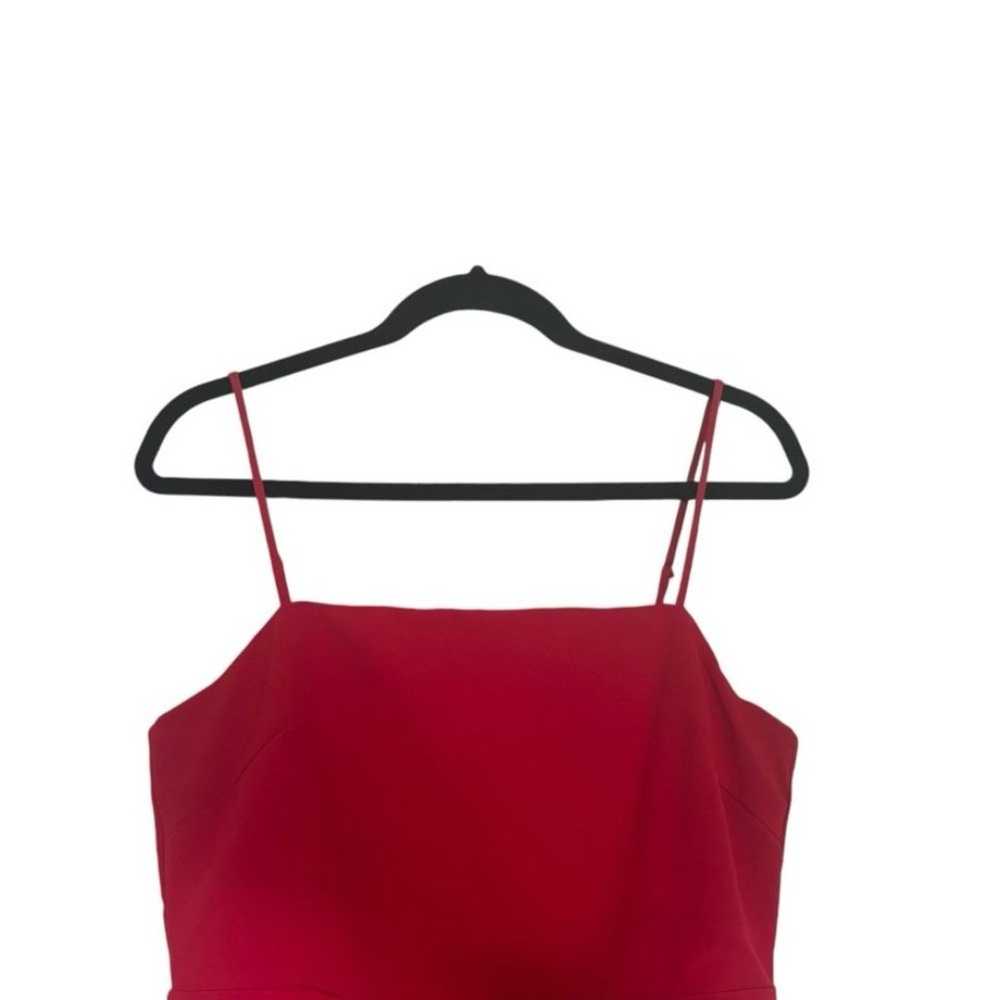 Lulus Red Satin Dress Size Large (L) - image 10