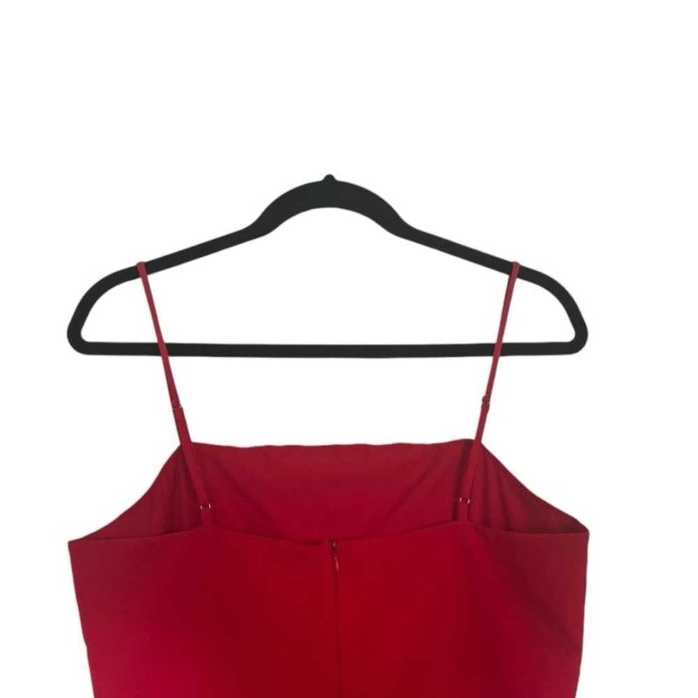 Lulus Red Satin Dress Size Large (L) - image 6