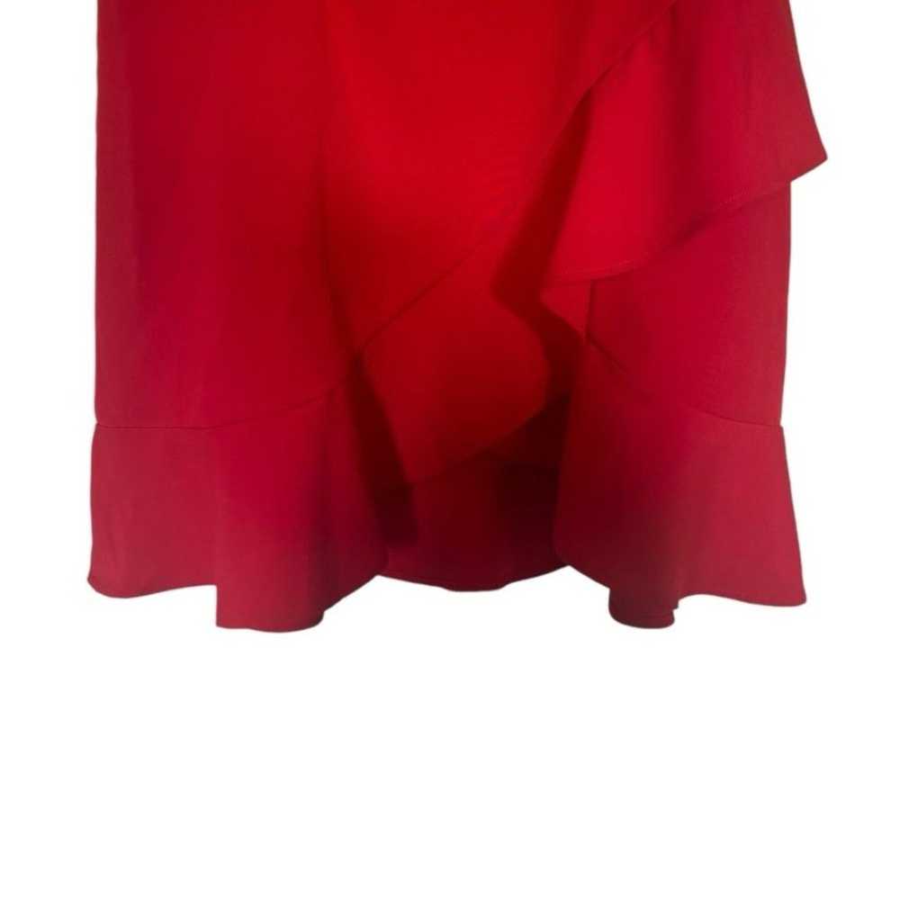 Lulus Red Satin Dress Size Large (L) - image 8