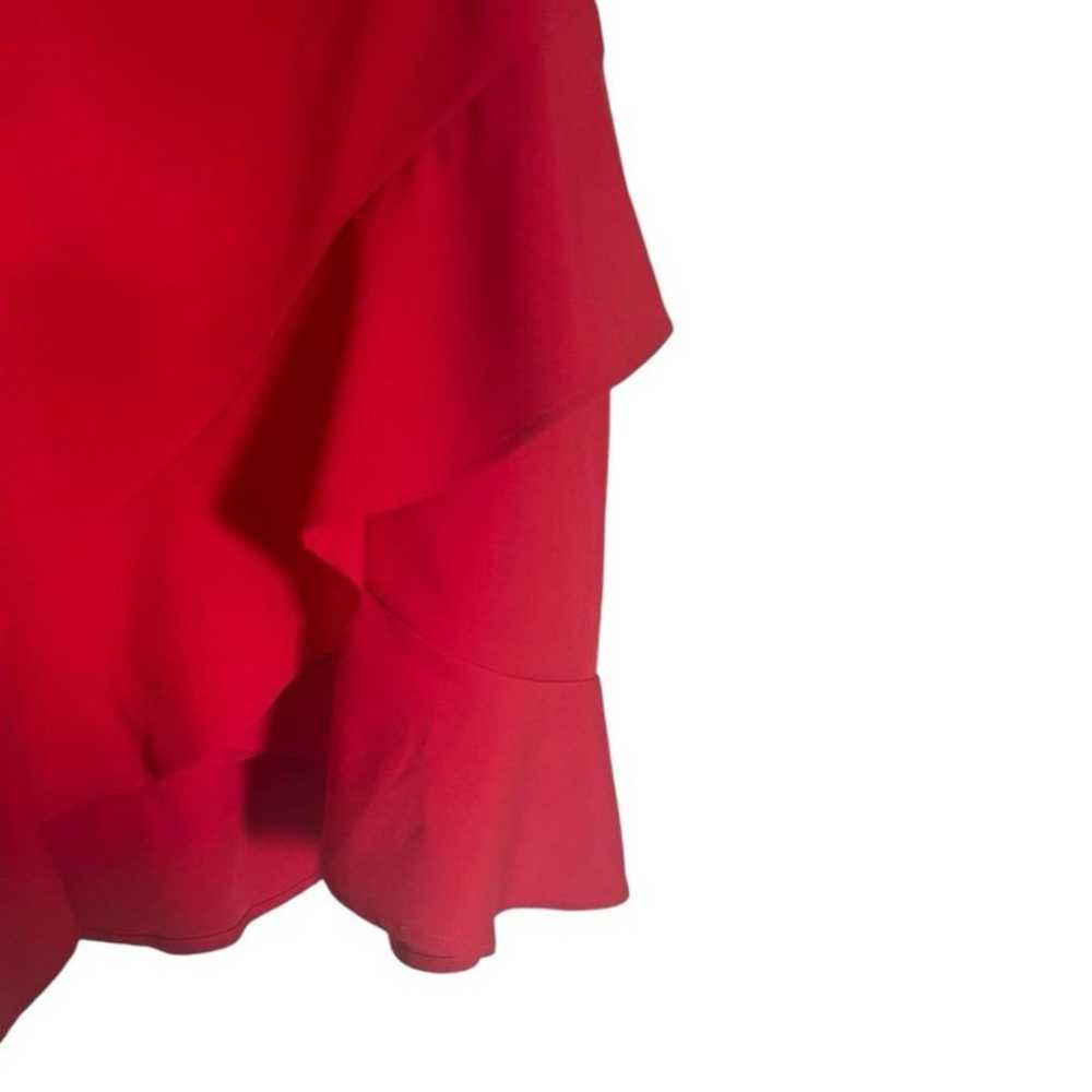 Lulus Red Satin Dress Size Large (L) - image 9