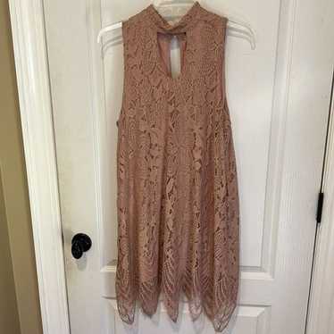 Love Fire pink lace dress - image 1