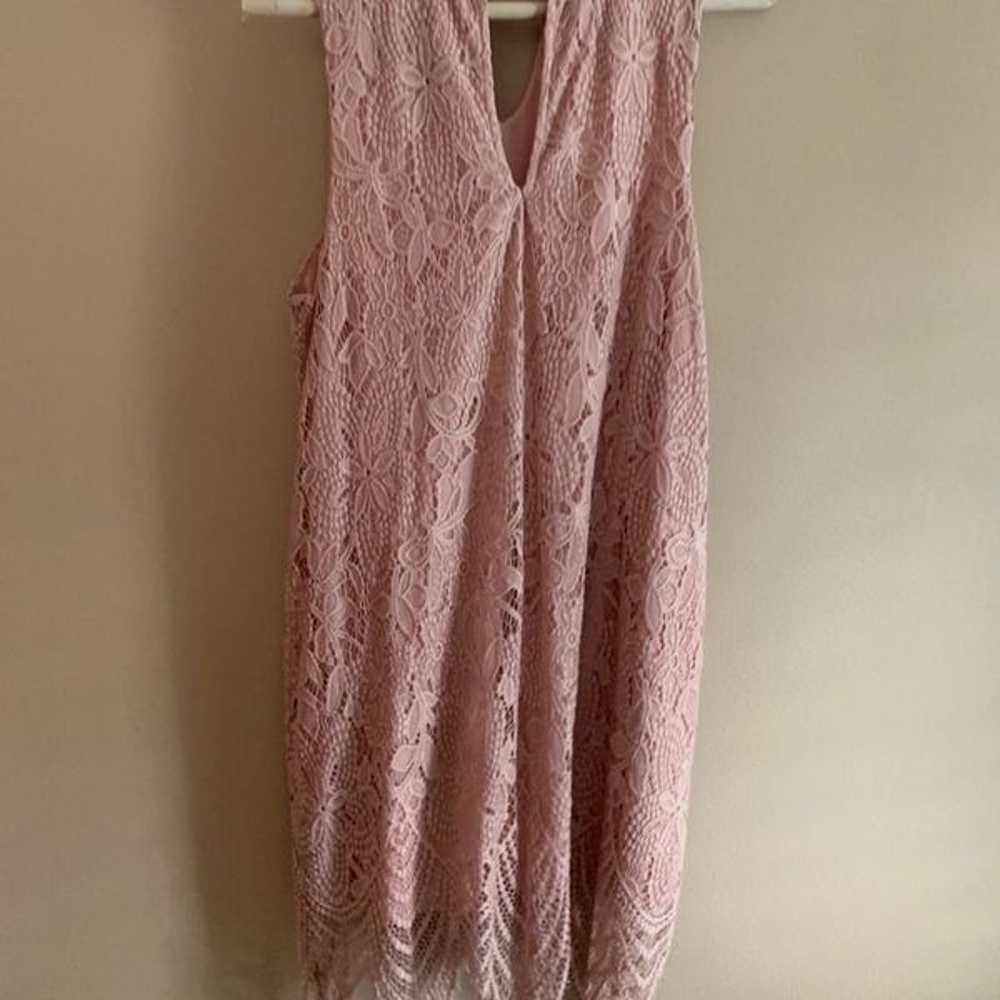 Love Fire pink lace dress - image 5