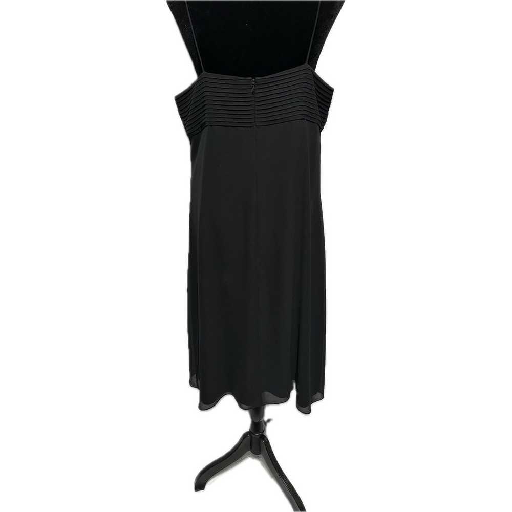 Ann Taylor Women's Black Dress Size 14 Elegant Fo… - image 2