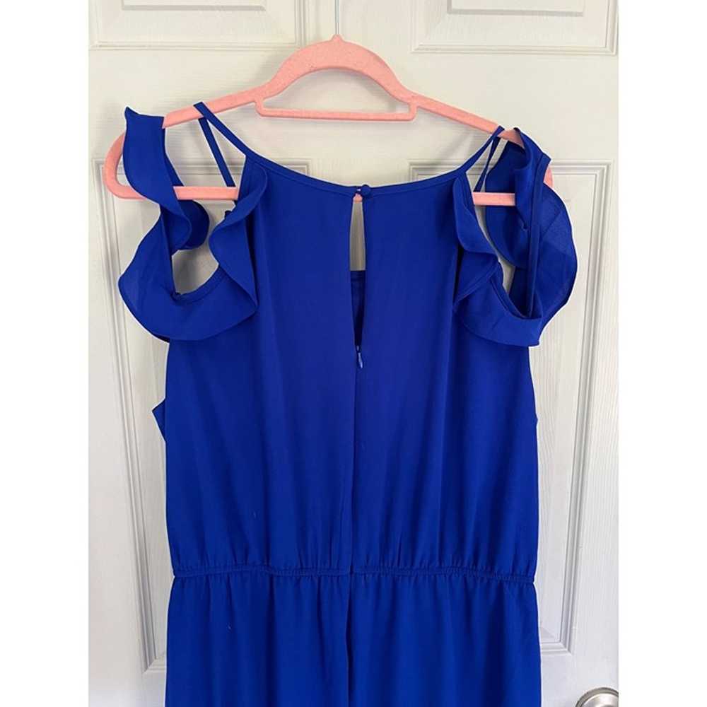 Lane Bryant Ruffled Blue Sleeveless Wide Leg Jump… - image 6