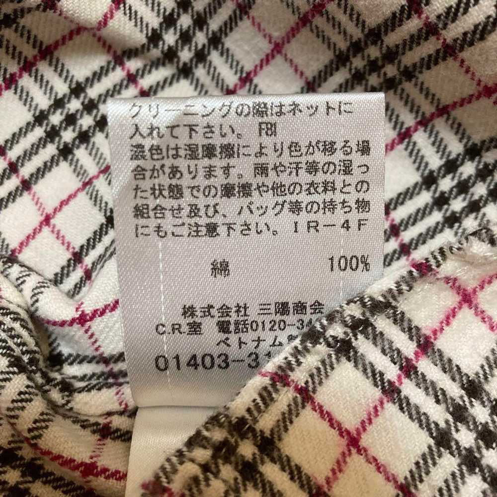 【Great Condition】BURBERRY BLUE LABEL Checked Flan… - image 10