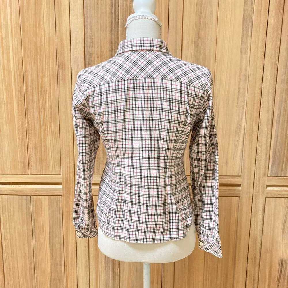 【Great Condition】BURBERRY BLUE LABEL Checked Flan… - image 4