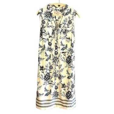 LOFT Floral Sleeveless Dress | SZ S