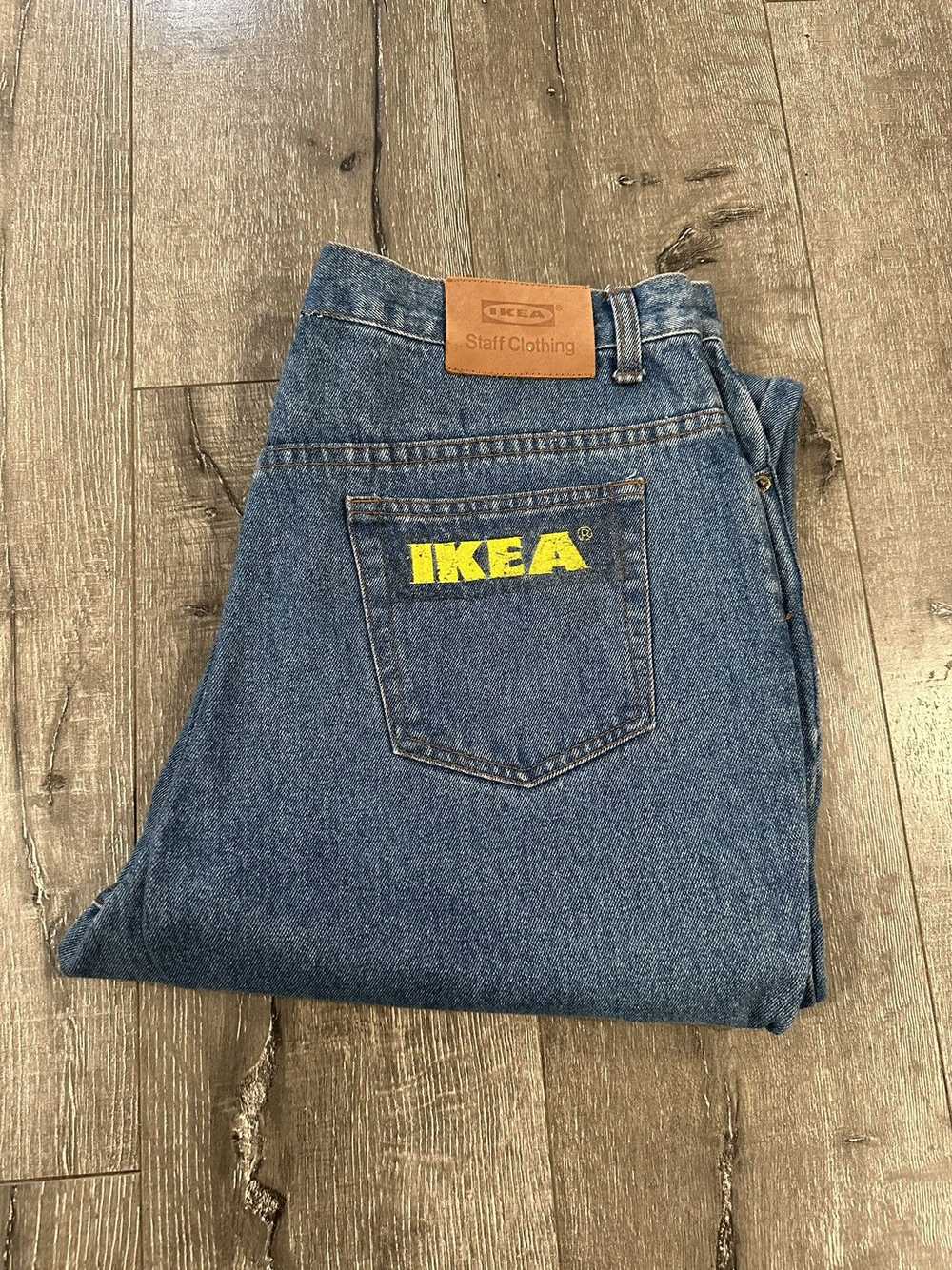 Streetwear × Vintage 1998 IKEA Staff Denim Work P… - image 1