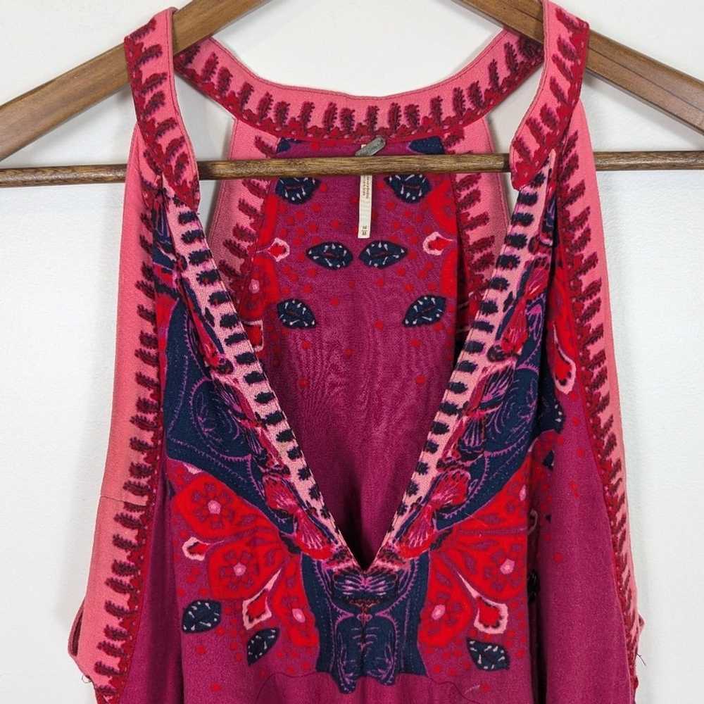 Free People Steal The Sun Printed Halter Rayon Mi… - image 6