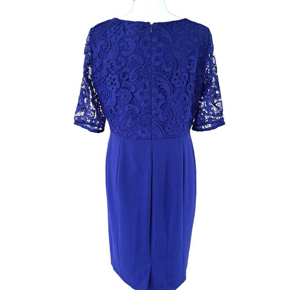 Antonio Melani Royal Blue Lace Sleeve Sheath Dres… - image 2