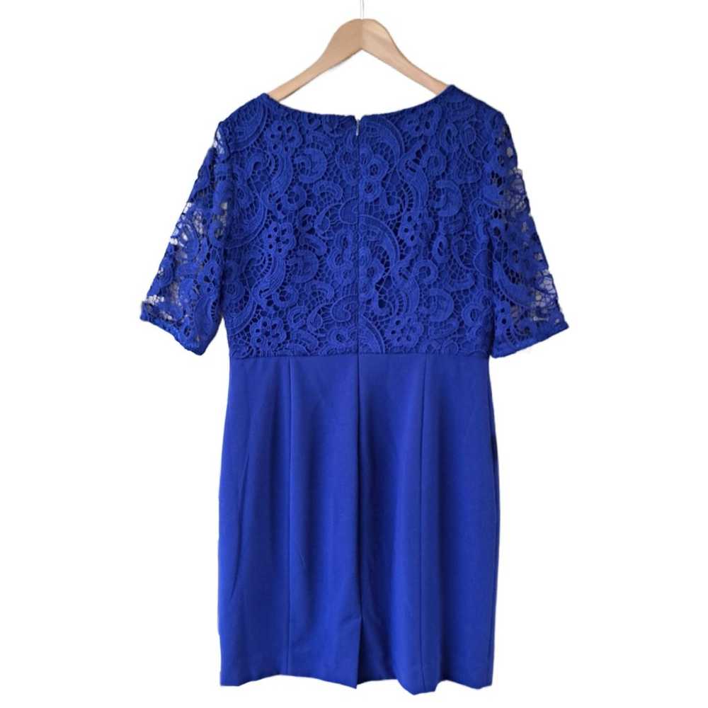 Antonio Melani Royal Blue Lace Sleeve Sheath Dres… - image 9