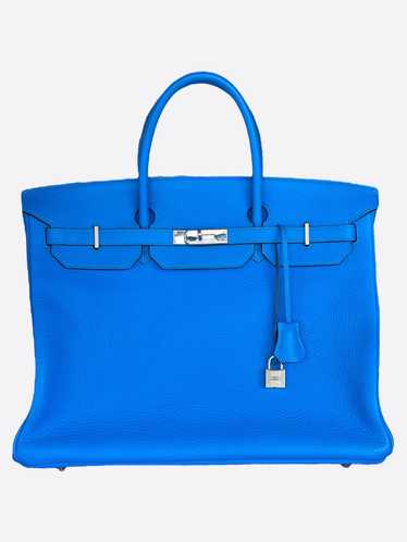 Hermes Hermes Blue Hydra Togo Birkin 40 - image 1