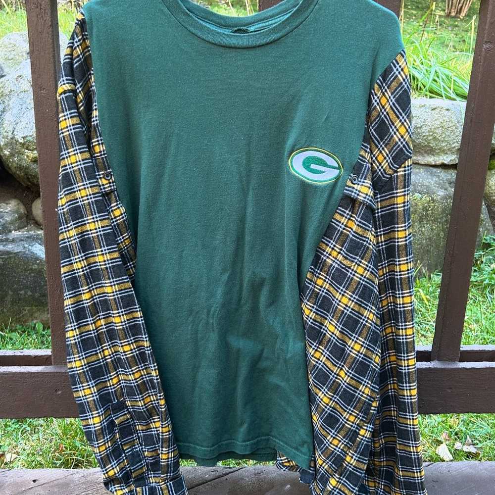 Green Bay packers flannel - image 1