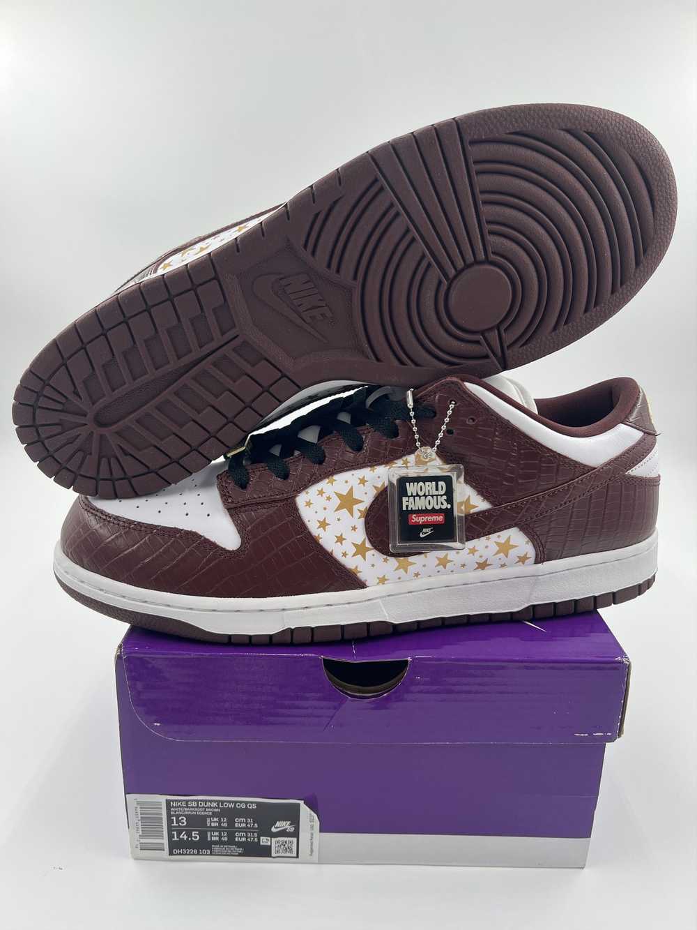 Nike × Supreme Nike SB Dunk Low x Supreme (VNDS) - image 1