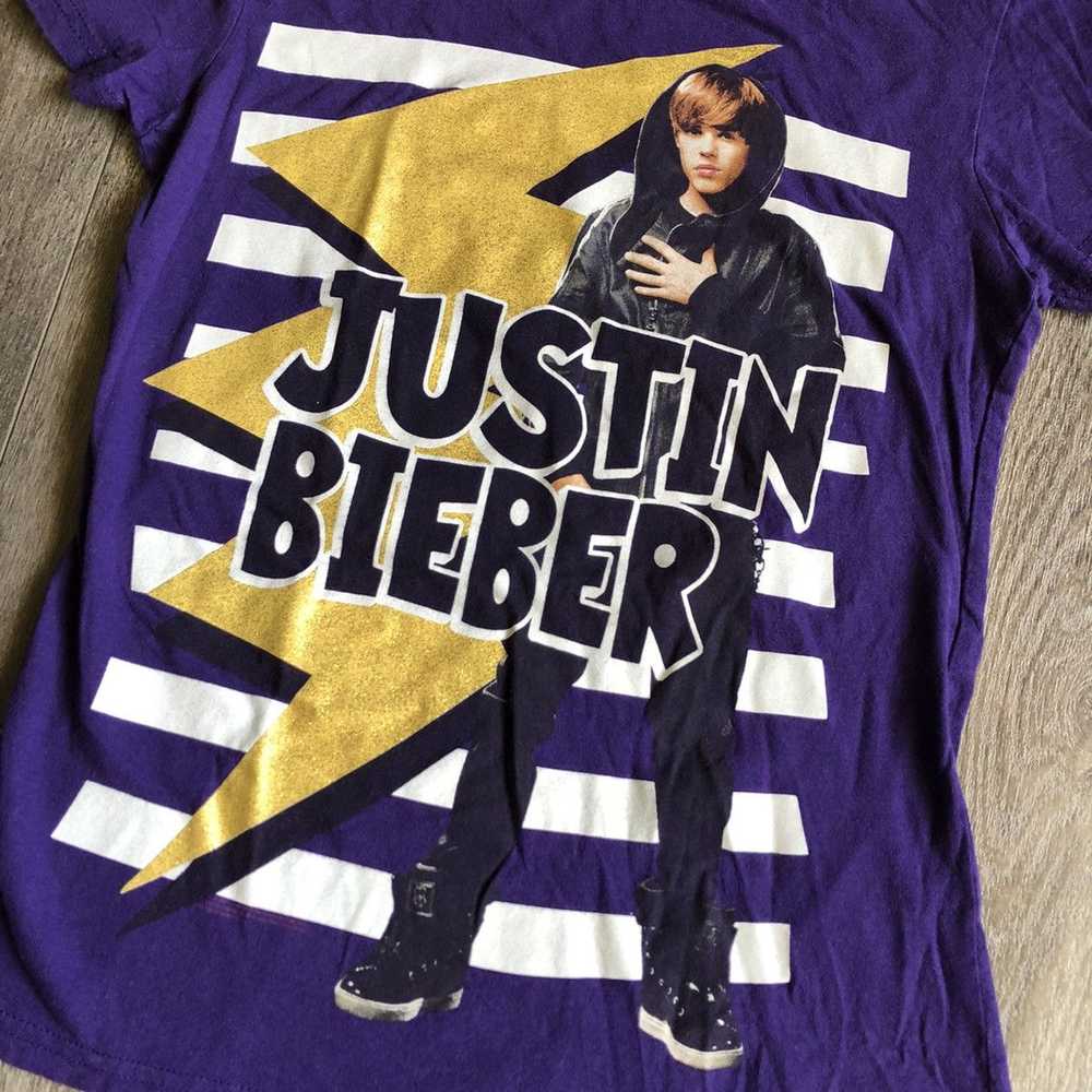 Band Tees × Justin Bieber × Vintage Vintage Y2K J… - image 2