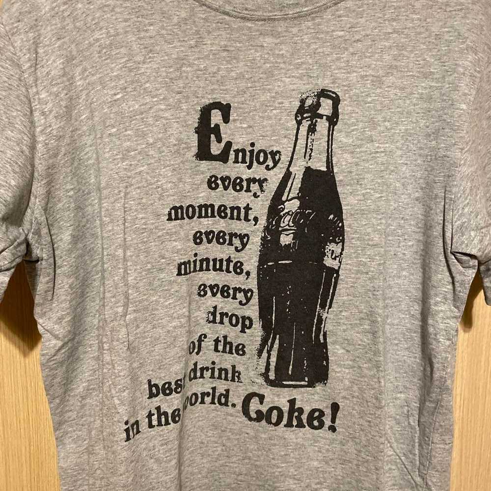 Vintage Coca-Cola print T-shirt, Corporate T-shirt - image 3