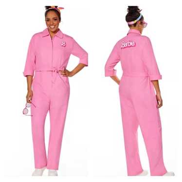 Barbie Movie Custom Adult Pink Power Jumpsuit - image 1