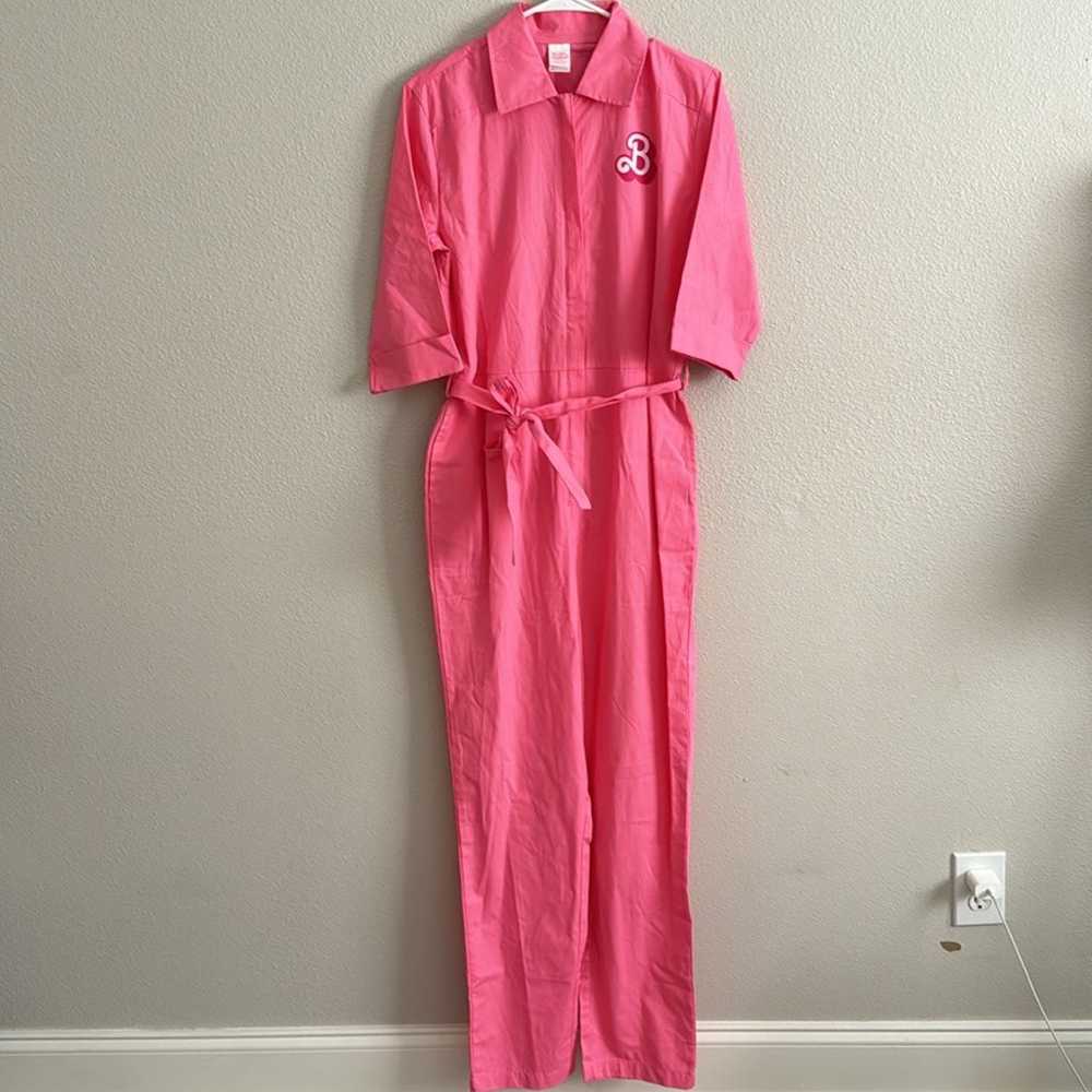 Barbie Movie Custom Adult Pink Power Jumpsuit - image 2