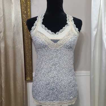 NY&C Silky Gray Y2K Babydoll 2024 Lace Cami S