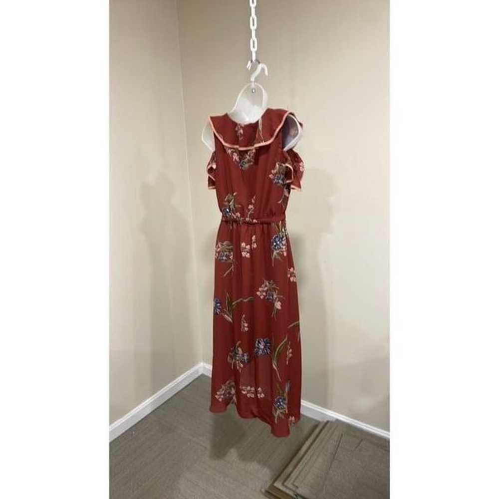 NWOT June & Hudson Cold Shoulder Flora Wrap Dress… - image 4