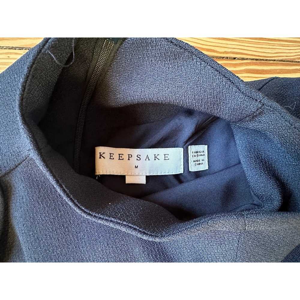 NWOT Keepsake High Neck Back Zip Navy Blue Sleeve… - image 8