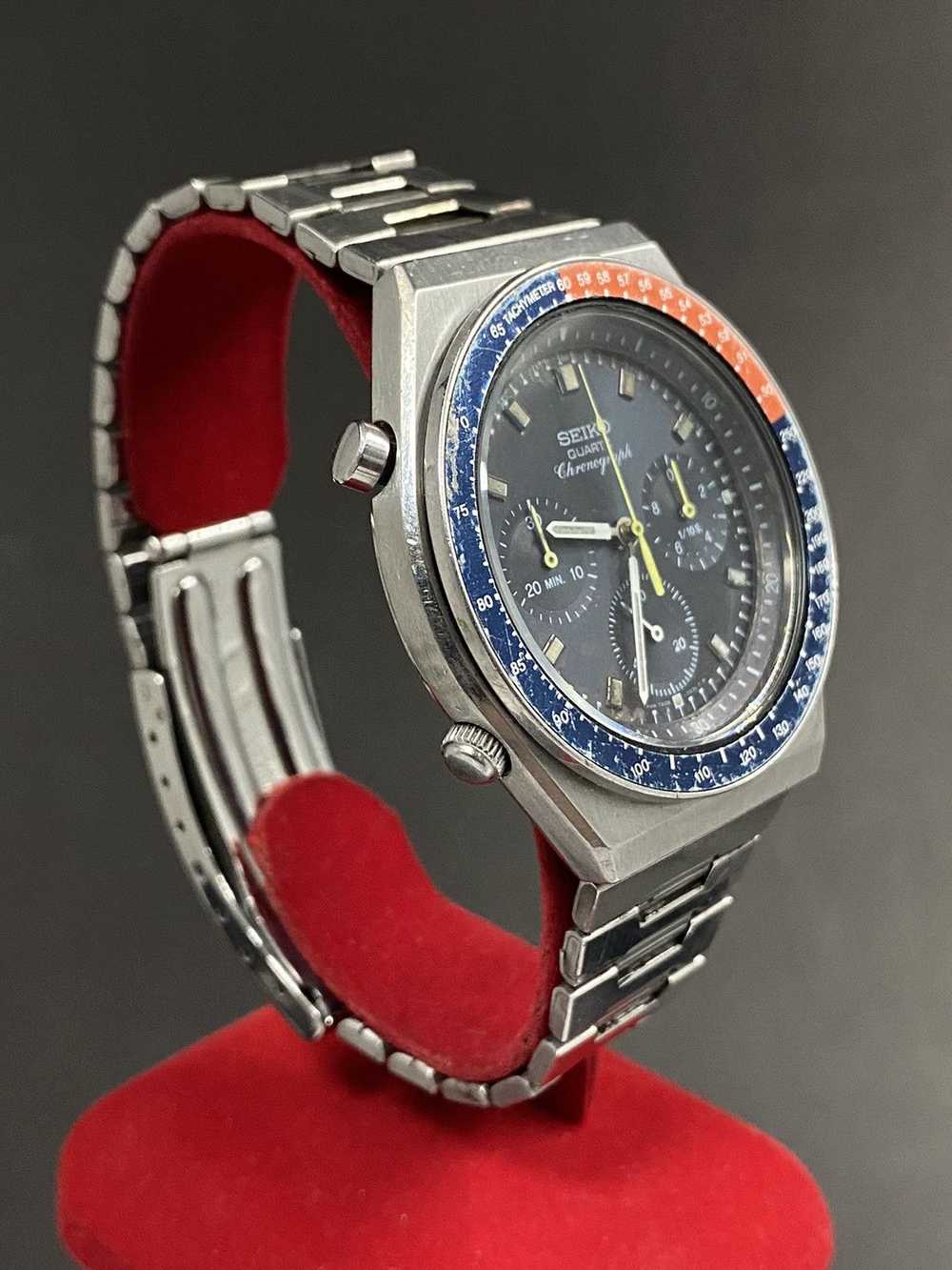 Seiko × Vintage × Watches Vintage SEIKO Pepsi 7A2… - image 4