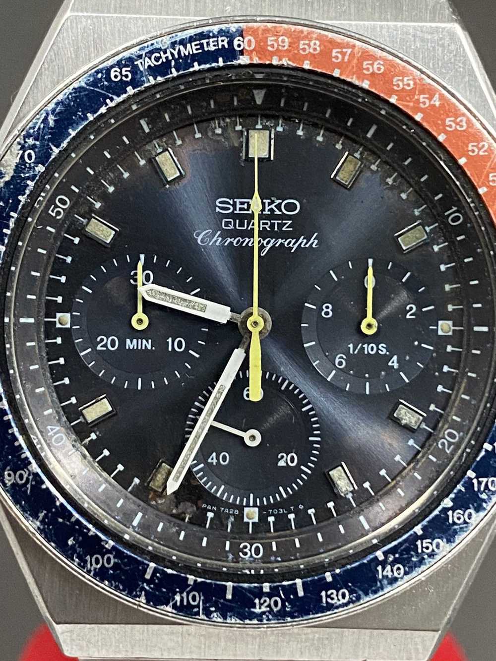 Seiko × Vintage × Watches Vintage SEIKO Pepsi 7A2… - image 6