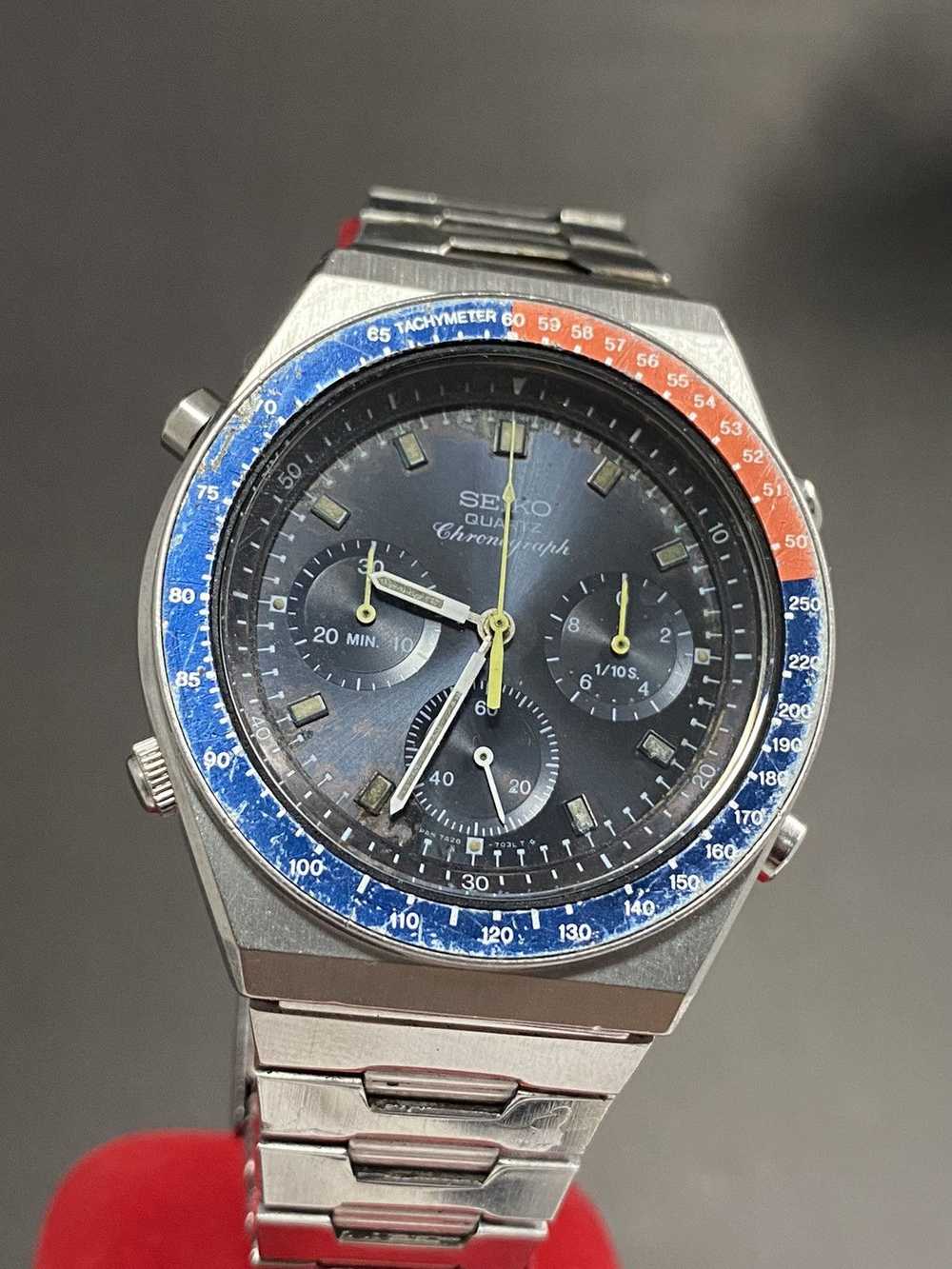 Seiko × Vintage × Watches Vintage SEIKO Pepsi 7A2… - image 7