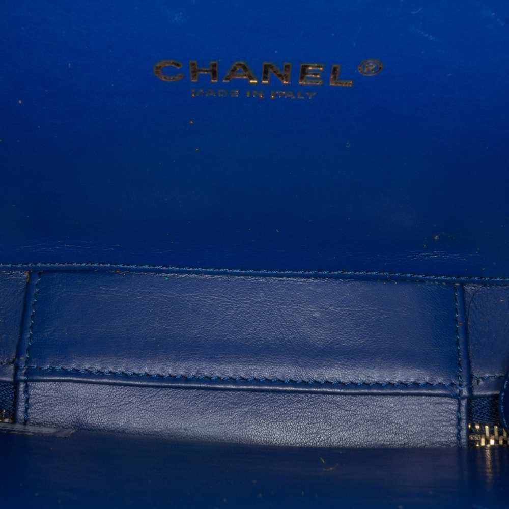 Blue Chanel Small Jersey CC Filigree Vanity Case … - image 7