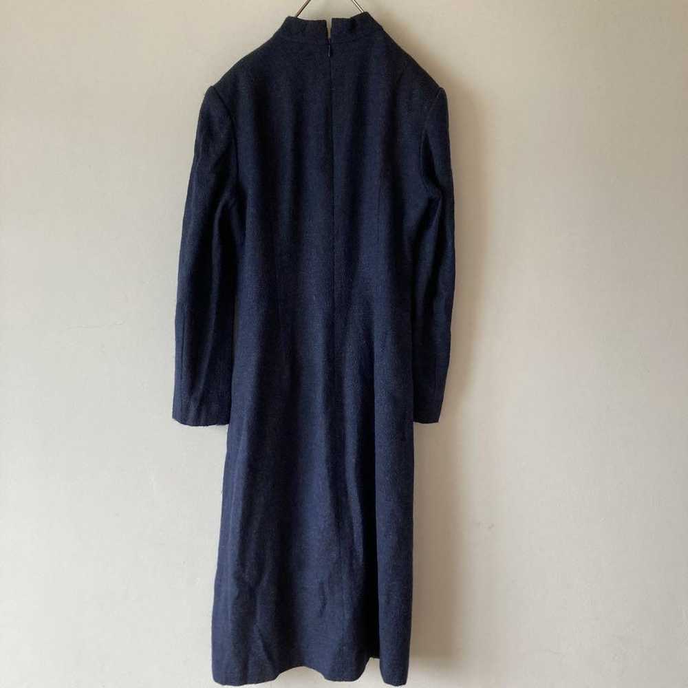 Jun Ashida High-Neck One-Piece Wool Tweed Showa R… - image 12