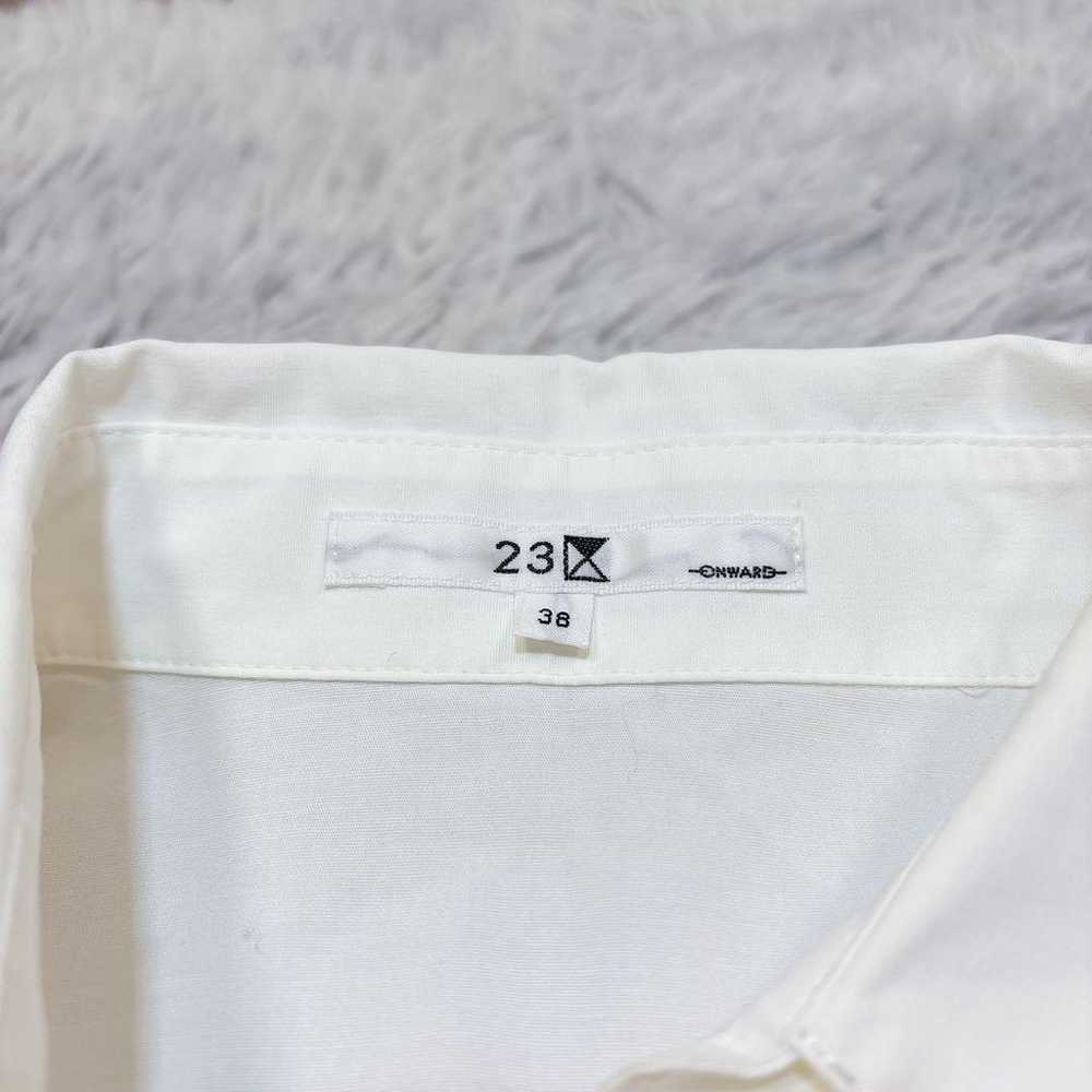 23区 (Nijusan-ku) Ladies White Long Sleeve Blouse … - image 4