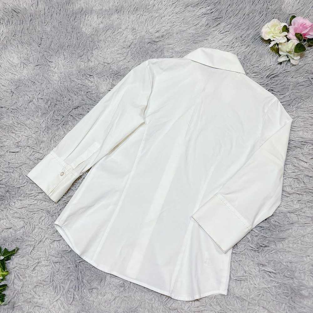 23区 (Nijusan-ku) Ladies White Long Sleeve Blouse … - image 8