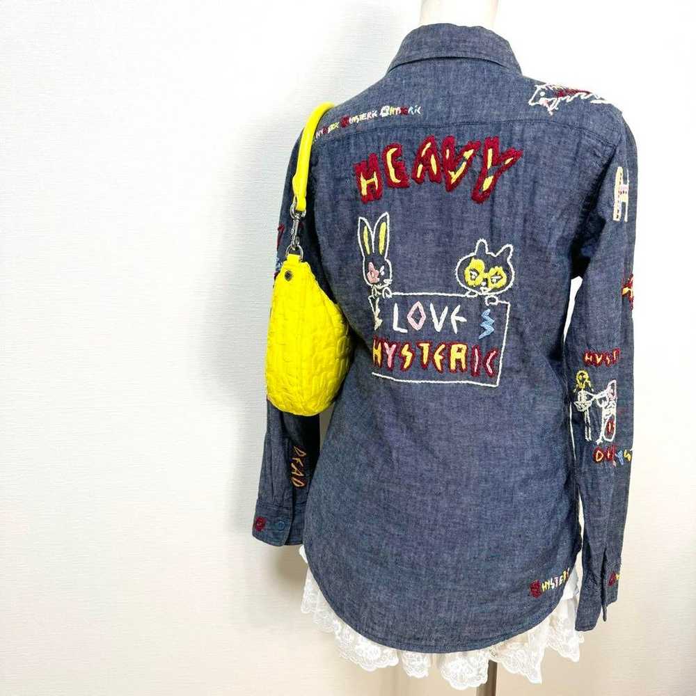 y2k✨️ 00s Rare HYSTERIC GLAMOUR Embroidered Logo … - image 2