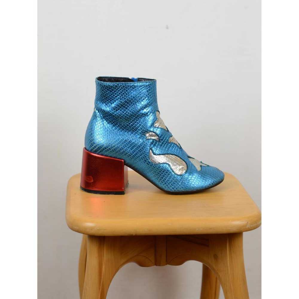 MM6 Leather western boots - image 2