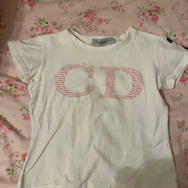 Y2K vintage pink dior top