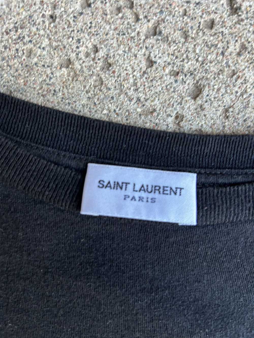 Saint Laurent Paris Saint Laurent Paris black T-S… - image 2