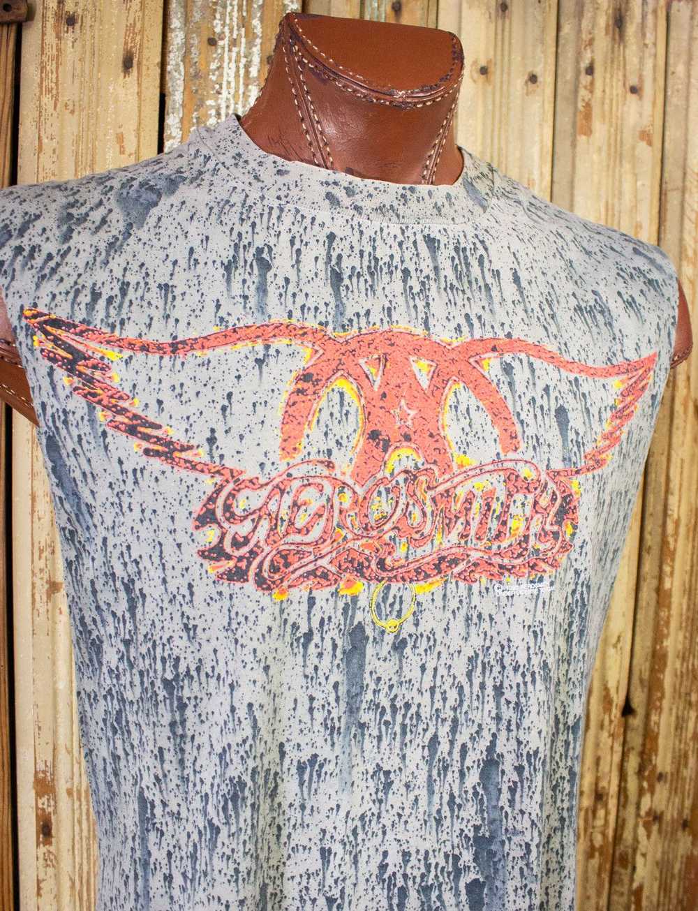 Band Tees × Vintage Vintage Aerosmith Get A Grip … - image 2