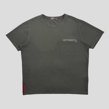 トップス PRADA Silk Tshirt Gray Prada t-shirt l cotton - Gem