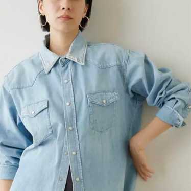 【RED CARD/Red Card】Nelly Denim Shirts - image 1