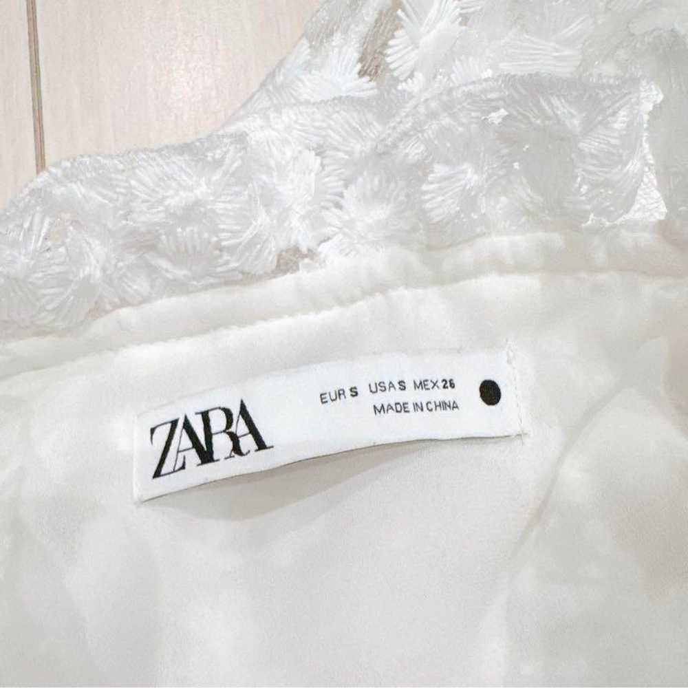 ZARA Embroidery Flower Lace Dress - image 5