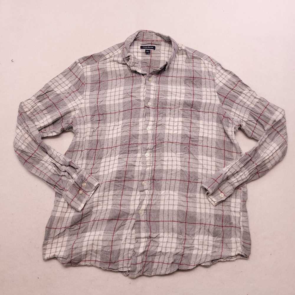 Club Room Club Room Tartan Flannel Button Up Shir… - image 2