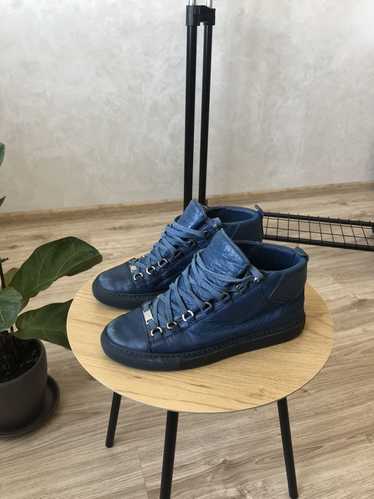 Balenciaga Balenciaga Arena Blue Leather High Top… - image 1