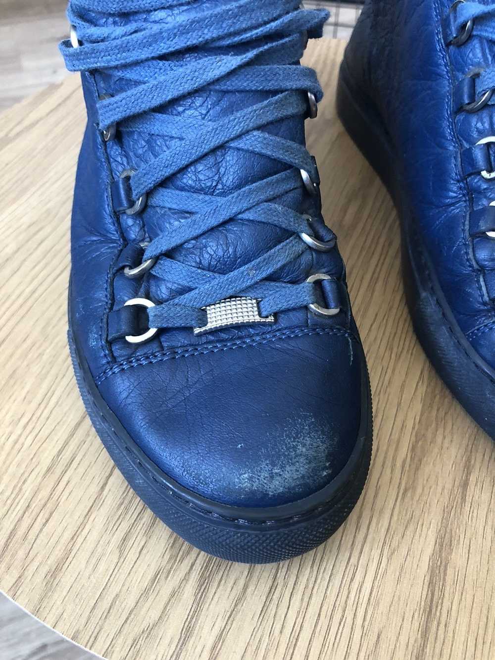 Balenciaga Balenciaga Arena Blue Leather High Top… - image 4