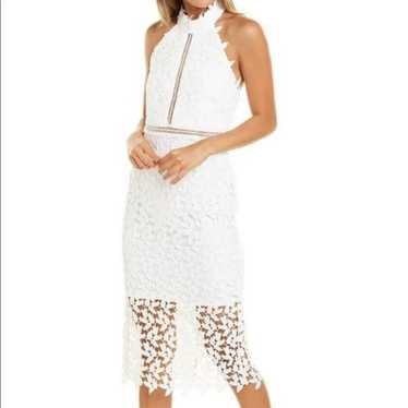 Bardot Gemma White Lace Dress Size 4 EUC - image 1