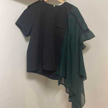 sacai Asymmetric Cut T-shirt