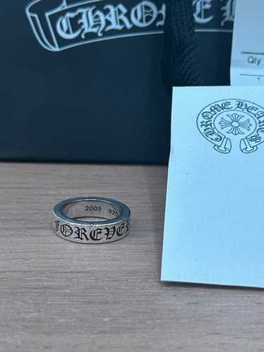 CHROME HEARTS FOREVER リング 2003 925 24号 CHROME HEARTS Spacer Ring Forever Ring 2003 Ring Silver925