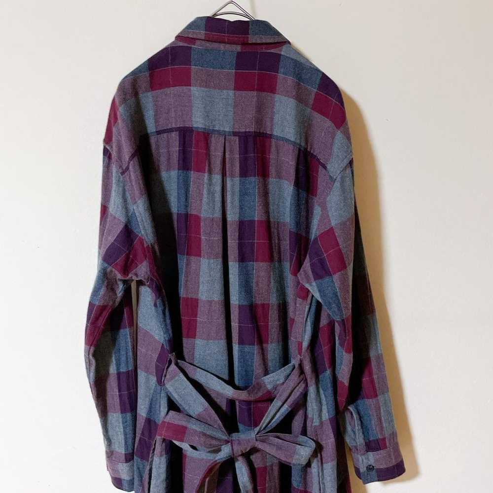 UNIQLO long-sleeve shirt dress, checkered pattern… - image 10