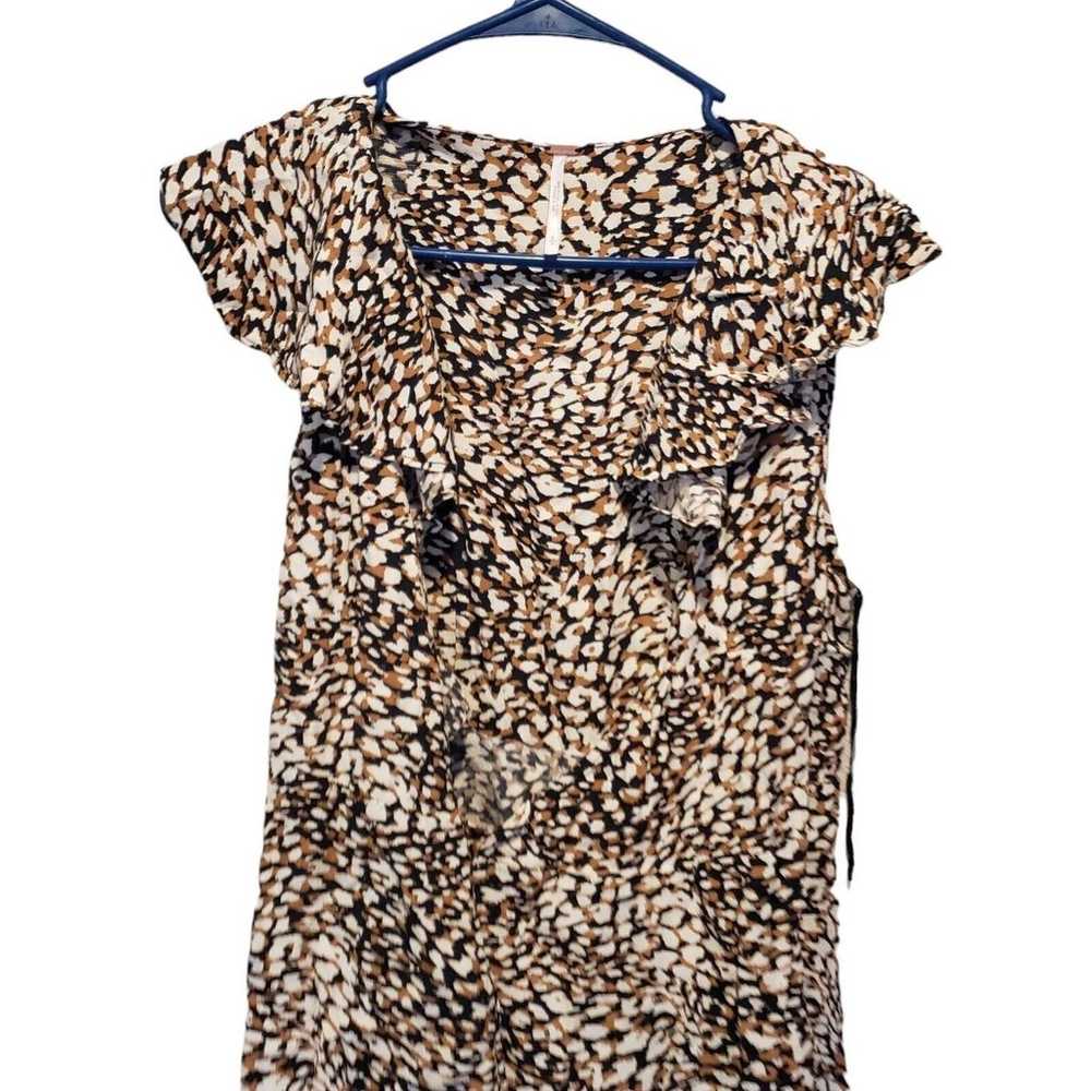 Free People French Quarter Mini Dress Leopard Wra… - image 11